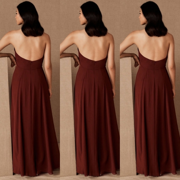 Jenny Yoo Elliya Mock Neck Dress - Picture 4 of 16